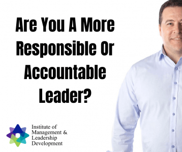 Responsible or Accountable Leader