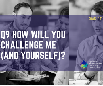 Choosing An Executive Leadership Coach - Q9 - How Will You Challenge me and Yourself?