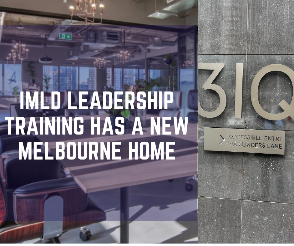 IMLD Leadership Training Has A New Melbourne Home